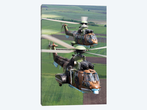 Pair Of Bulgarian Air Force Eurocopter AS532 AL Cougar Helicopters
