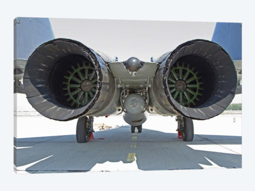 View Of The RD-33 Engines On A Serbian Air Force MiG-29 Jet
