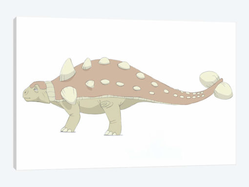 Euoplocephalus Pencil Drawing With Digital Color