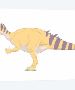 Iguanodon Pencil Drawing With Digital Color