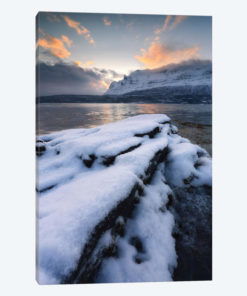 A Cold Morning In Grovfjorden, Troms County, Norway