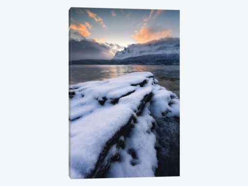 A Cold Morning In Grovfjorden, Troms County, Norway