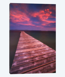 Alcudia Beach Pier In Mallorca, Spain
