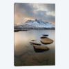 Novatinden Mountain And Skoddeberg Lake In Troms County, Norway