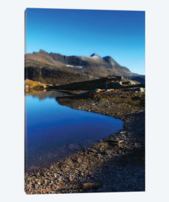 Skittendalen Mountain Peaks In Troms County, Norway
