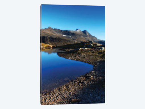 Skittendalen Mountain Peaks In Troms County, Norway