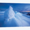 Sunset On The Summit Toviktinden Mountain, Norway