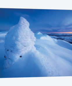 Sunset On The Summit Toviktinden Mountain, Norway