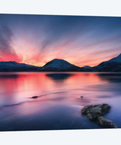 Sunset Over Tjeldsundet, Troms County, Norway I