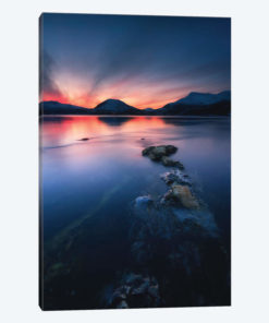 Sunset Over Tjeldsundet, Troms County, Norway II