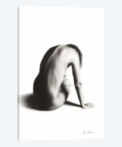Nude Woman Charcoal Study 56