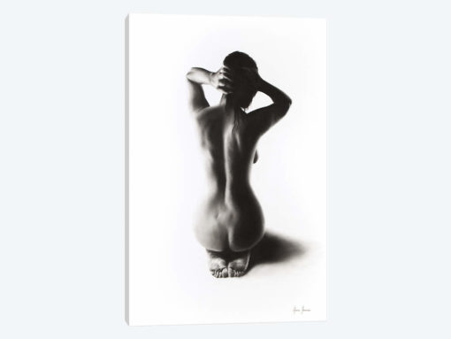 Nude Woman Charcoal Study 57