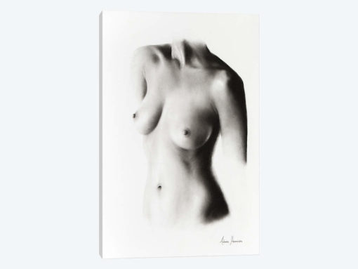 Nude Woman Charcoal Study 58