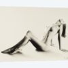 Nude Woman Charcoal Study 59