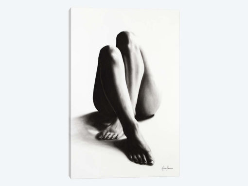 Nude Woman Charcoal Study 42