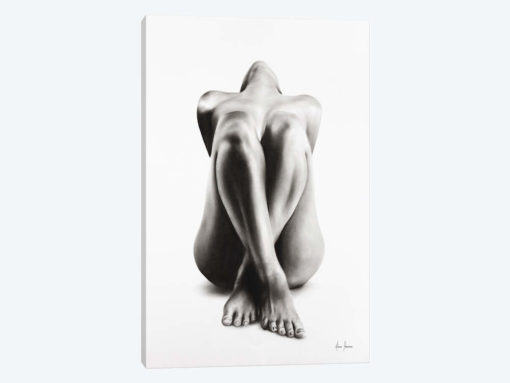 Nude Woman Charcoal Study 63