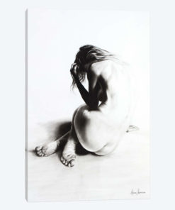 Nude Woman Charcoal Study 38