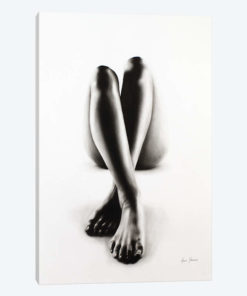 Nude Woman Charcoal Study 43