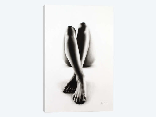 Nude Woman Charcoal Study 43