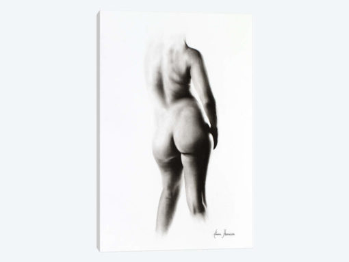 Nude Woman Charcoal Study 45