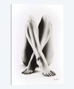 Nude Woman Charcoal Study 61