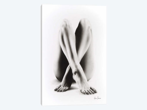 Nude Woman Charcoal Study 61