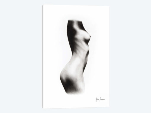 Nude Woman Charcoal Study 62