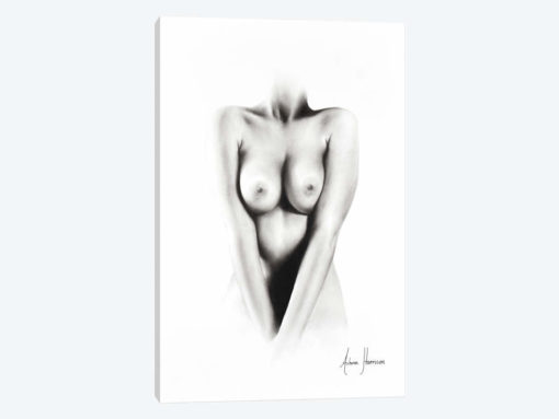 Nude Woman Charcoal Study 67
