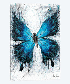 The Butterfly Blue Wings