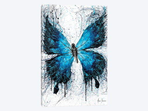 The Butterfly Blue Wings