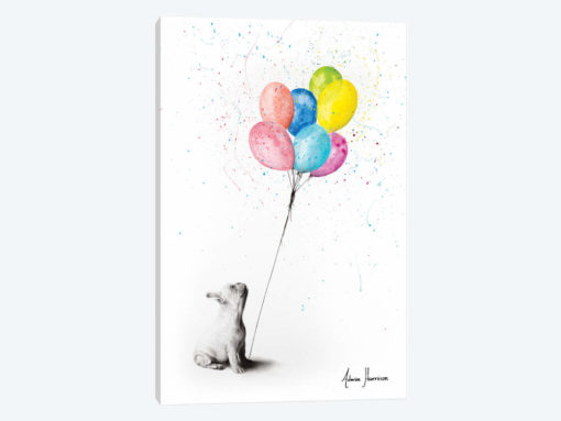 The French Bulldog And The Balloons
