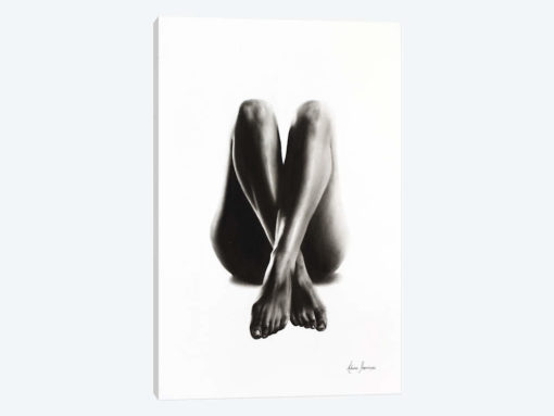 Nude Woman Charcoal Study 44