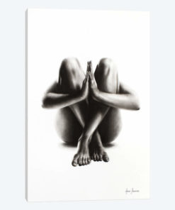Nude Woman Charcoal Study 48