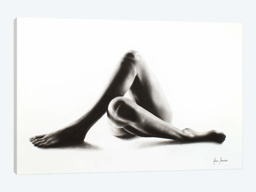 Nude Woman Charcoal Study 50
