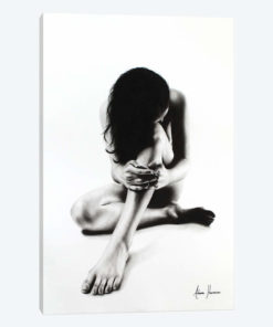 Nude Woman Charcoal Study 51
