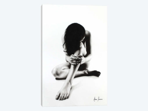 Nude Woman Charcoal Study 51
