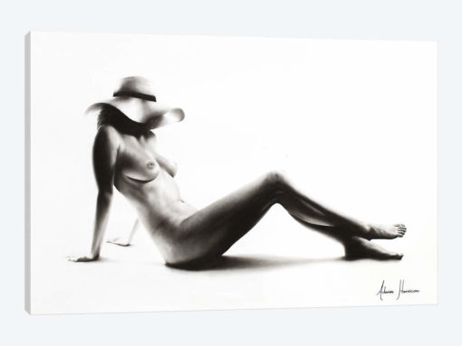 Nude Woman Charcoal Study 52