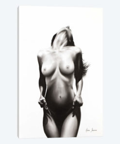 Nude Woman Charcoal Study 53