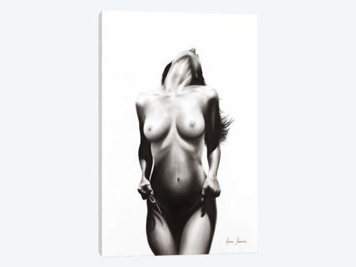 Nude Woman Charcoal Study 53