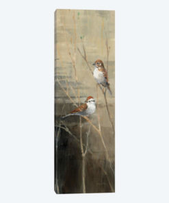 Sparrows at Dusk II