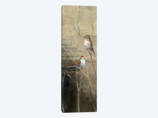 Sparrows at Dusk II