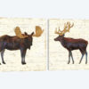 Golden Nature Diptych