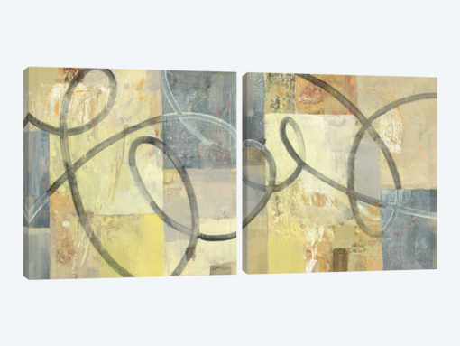 Ribbon Dance Diptych