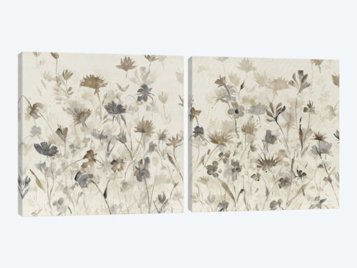 Garden Shadows Diptych