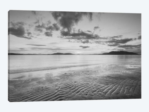Samish Bay Sunset, B&W II