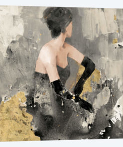 Beautiful Gaze I Neutral Gold