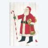 Vintage St. Nick II No Words On White Wood