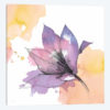 Watercolor Graphite Flower IX