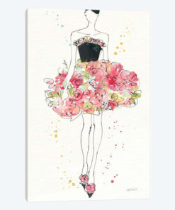 Floral Fashion II, rectangular
