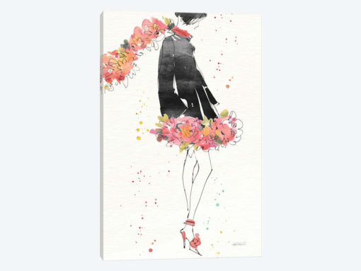 Floral Fashion IV, rectangular